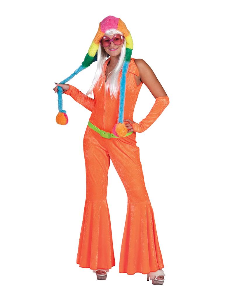 Disco Fluor Jumpsuit, Verkrijgbaar in 2 verschillende kleuren.