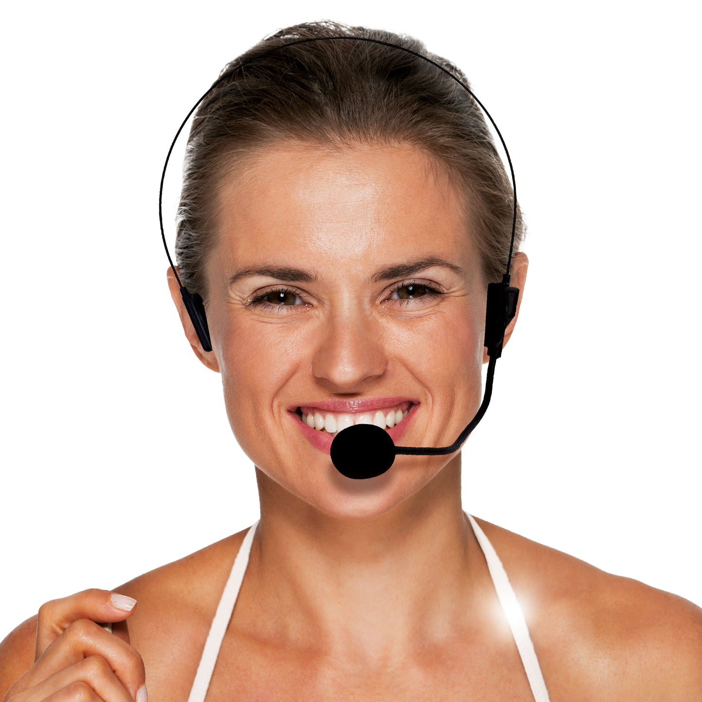 Nep microfoon headset, ideaal voor Agent, Show presentator, popster, Piloot etc