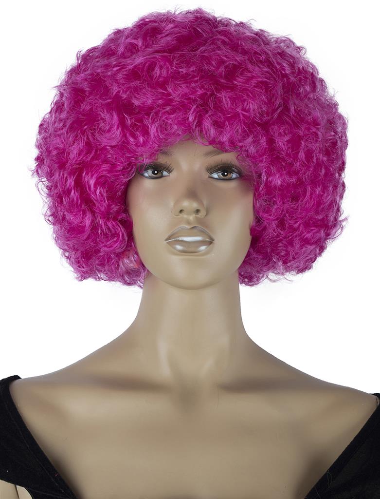 Pruik hippie, verkrijgbaar in 15 verschillende kleuren.