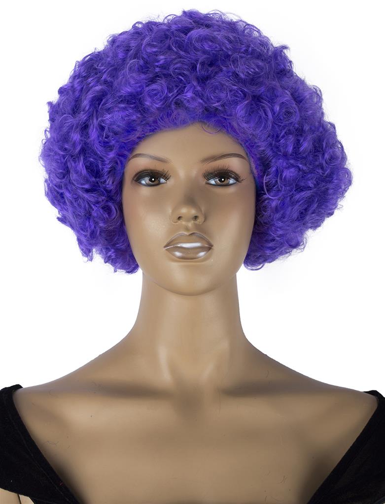 Pruik hippie, verkrijgbaar in 15 verschillende kleuren.
