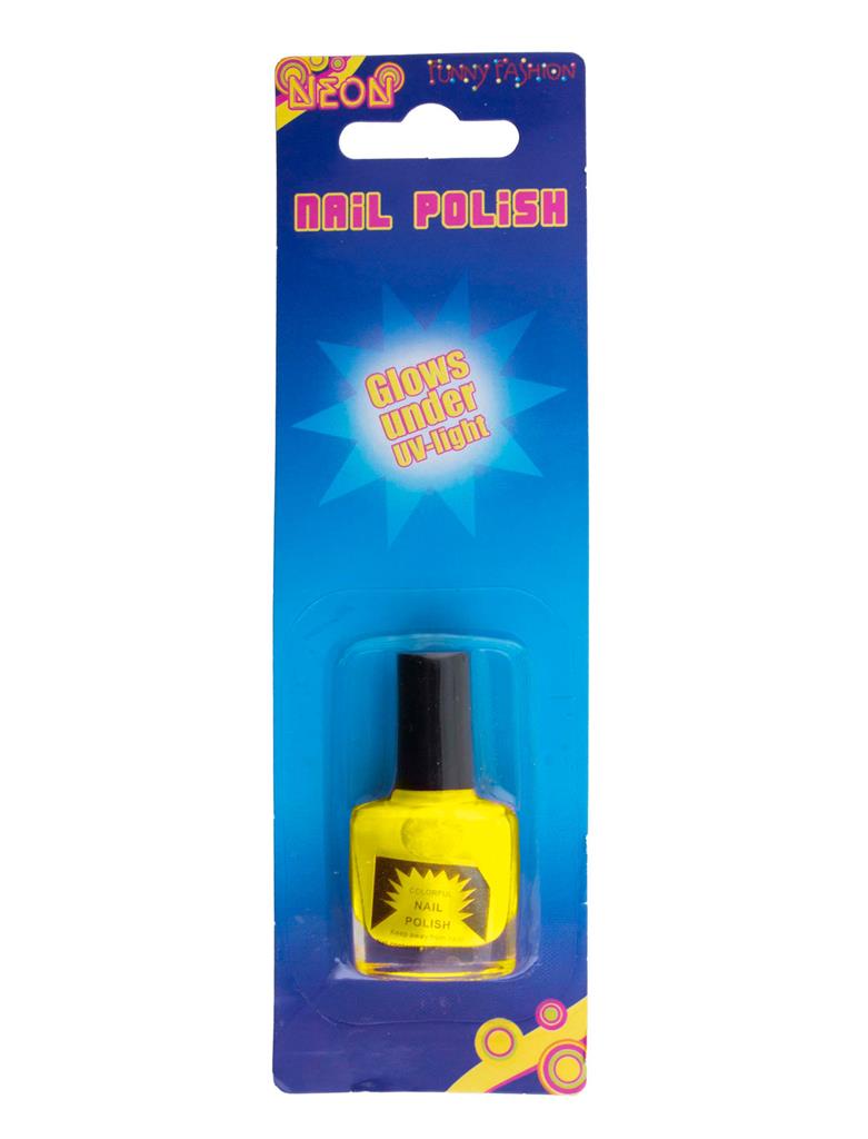 Neon gele nagellak