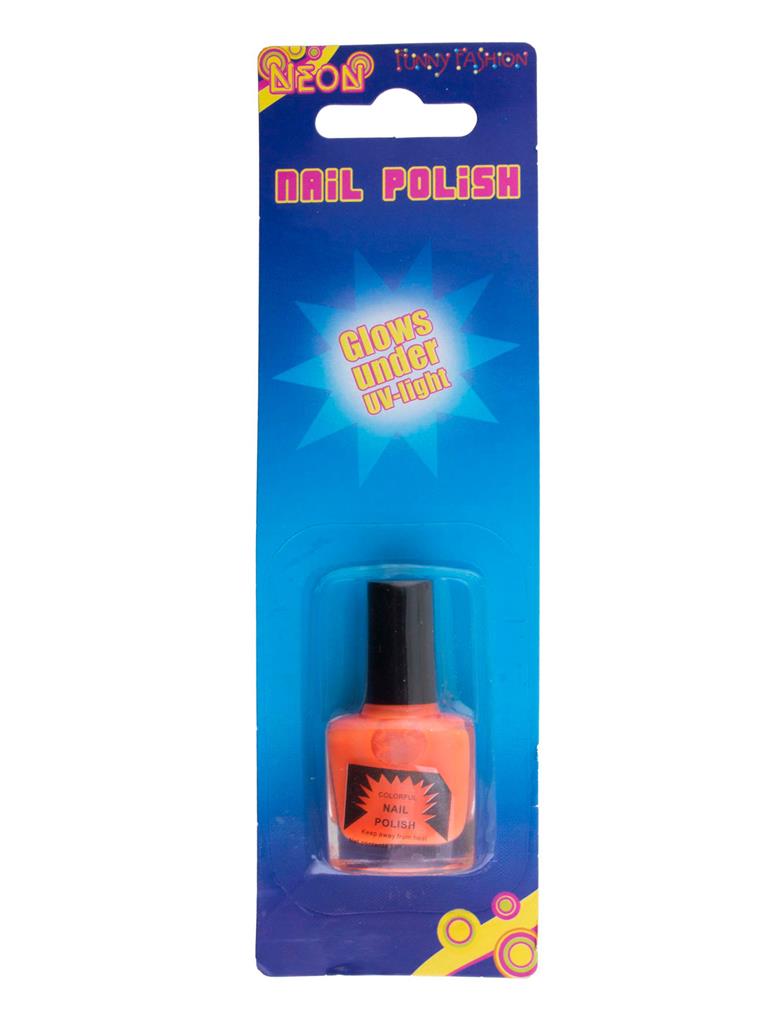 Neon oranje nagellak