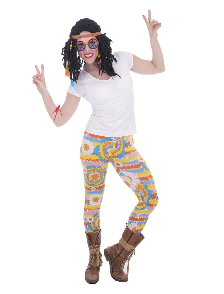 Legging flower power bloemen