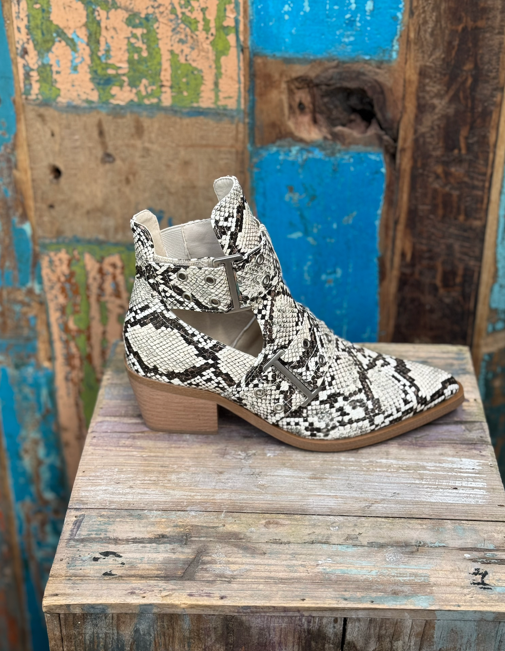 Snake Zomerse Cowboy Enkellaarsjes #DES8008