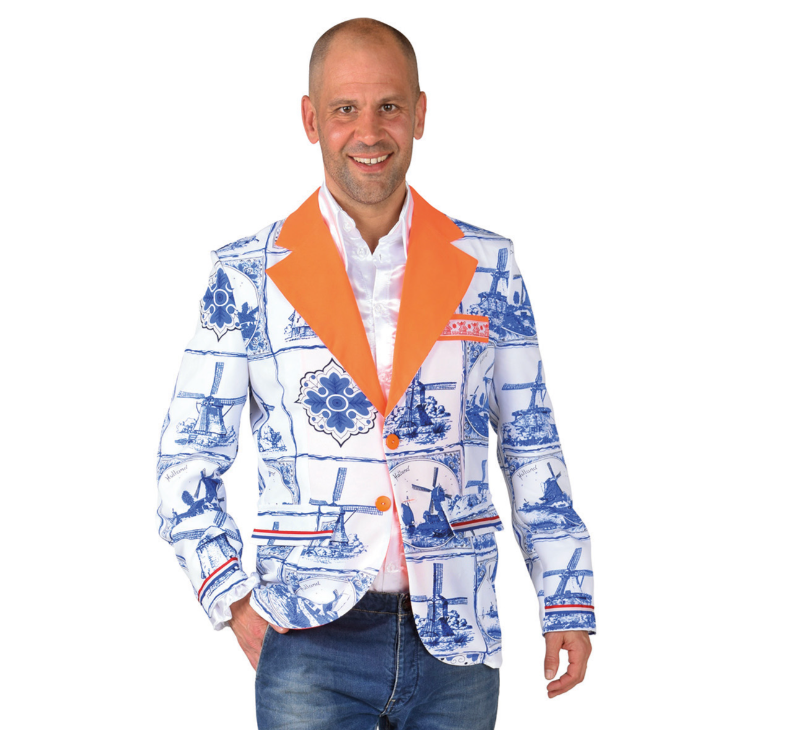 Jas Delfts blauw