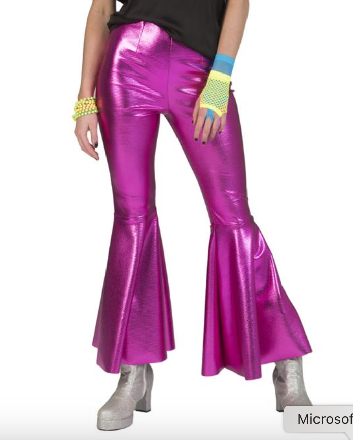 Disco Fever Broek, Verkrijgbaar in 3 verschillende kleuren.