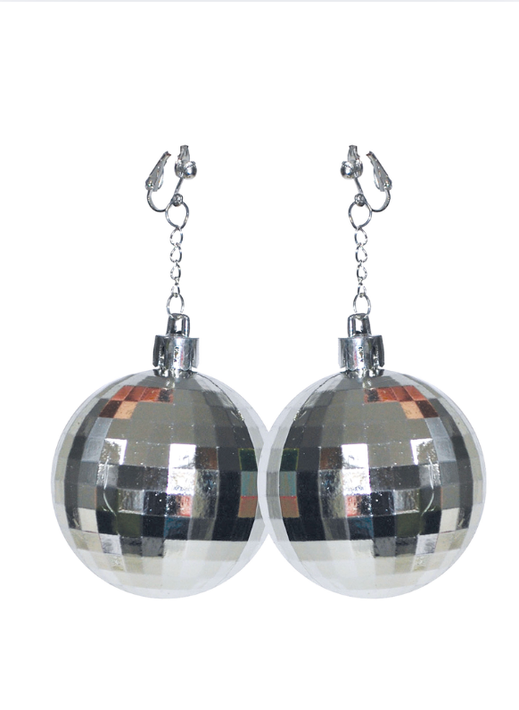 Discobal oorbellen