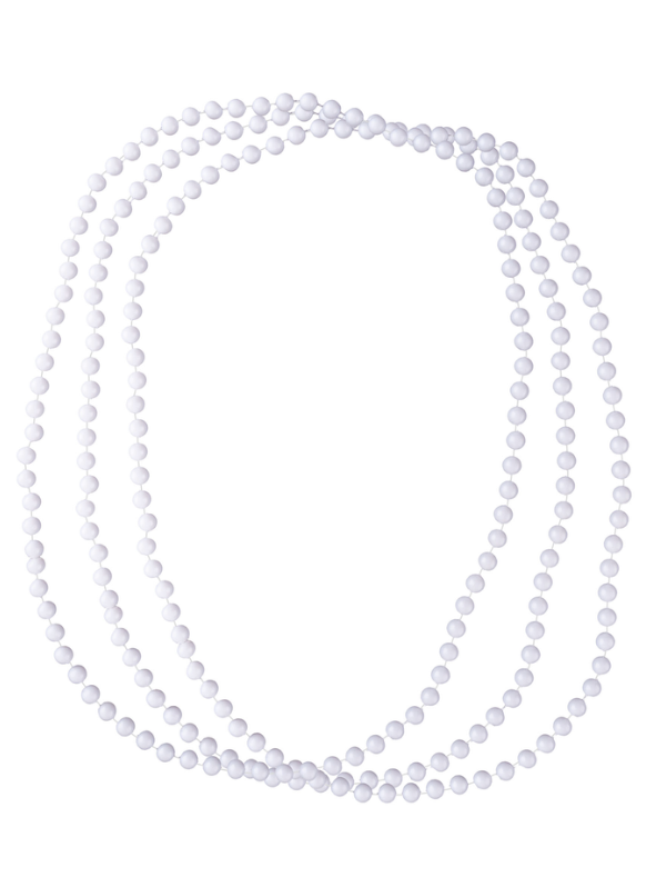 Parelketting met nep parels
