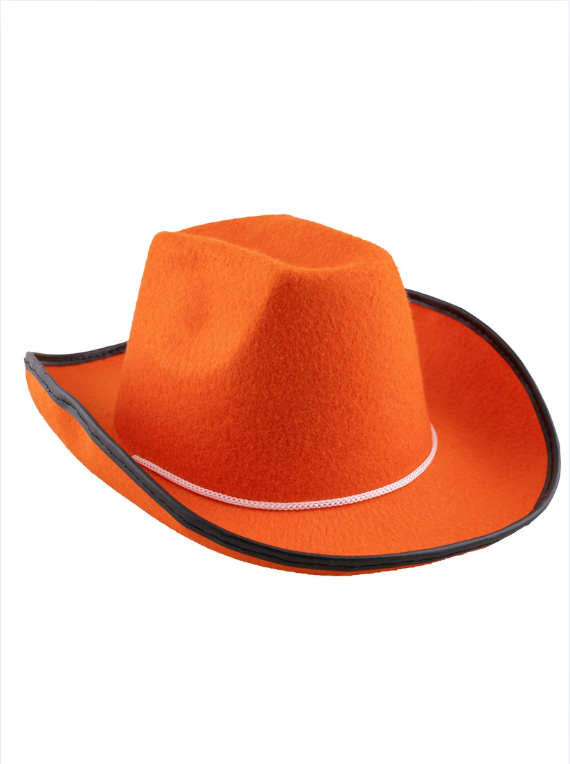 Cowboy hoed oranje