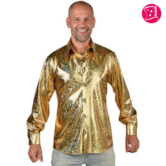 Hemd Hologram Goud M/V