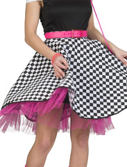 Rock 'n Roll Rok Zwart/Wit