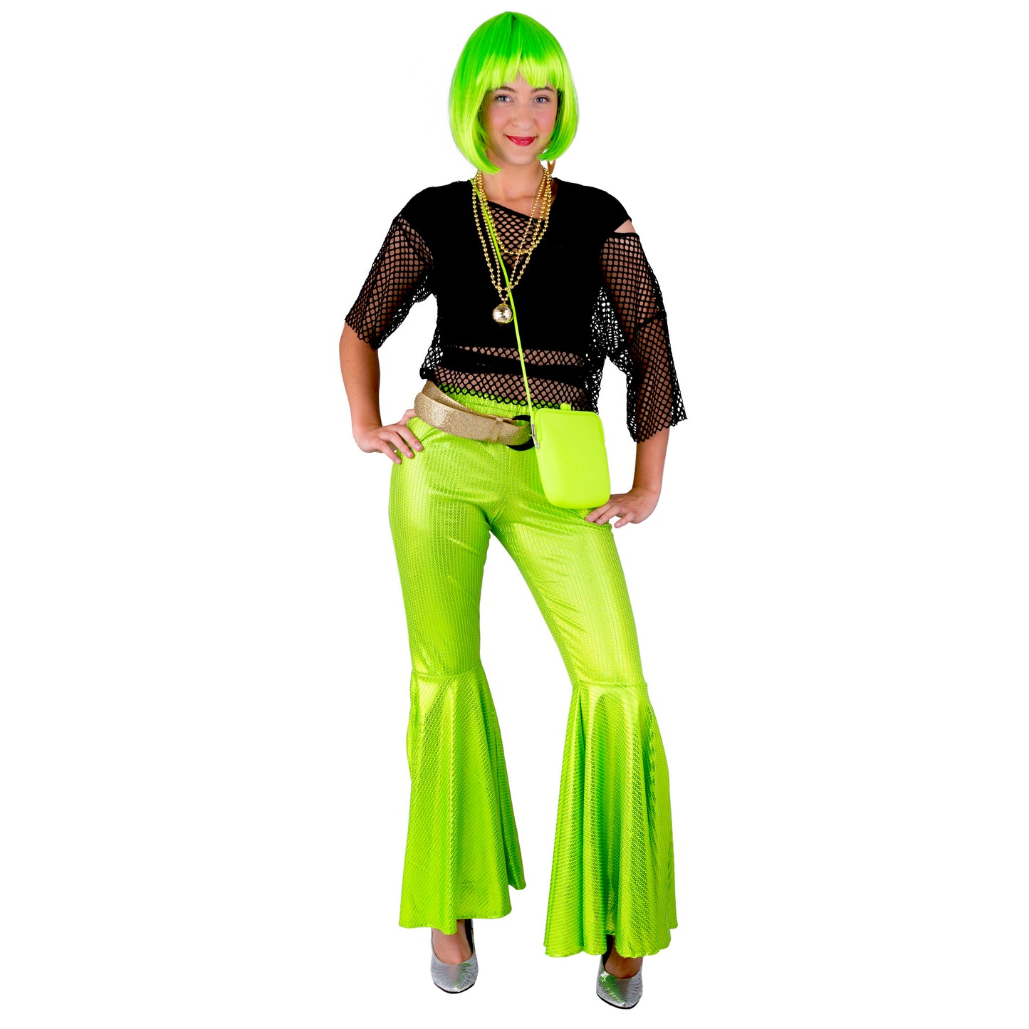 Disco broek pailletten, verkrijgbaar in 3 verschillende kleuren