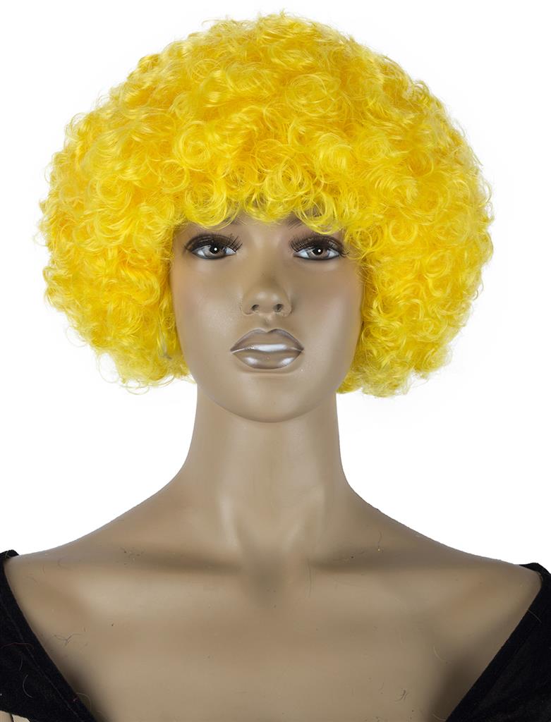 Pruik hippie, verkrijgbaar in 15 verschillende kleuren.