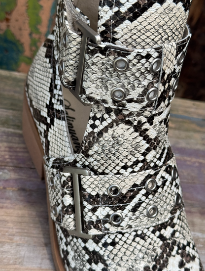 Snake Zomerse Cowboy Enkellaarsjes #DES8008