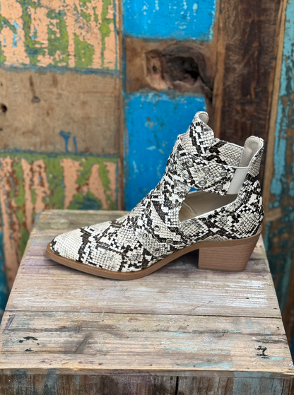 Snake Zomerse Cowboy Enkellaarsjes #DES8008