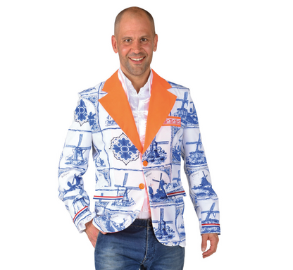 Jas Delfts blauw