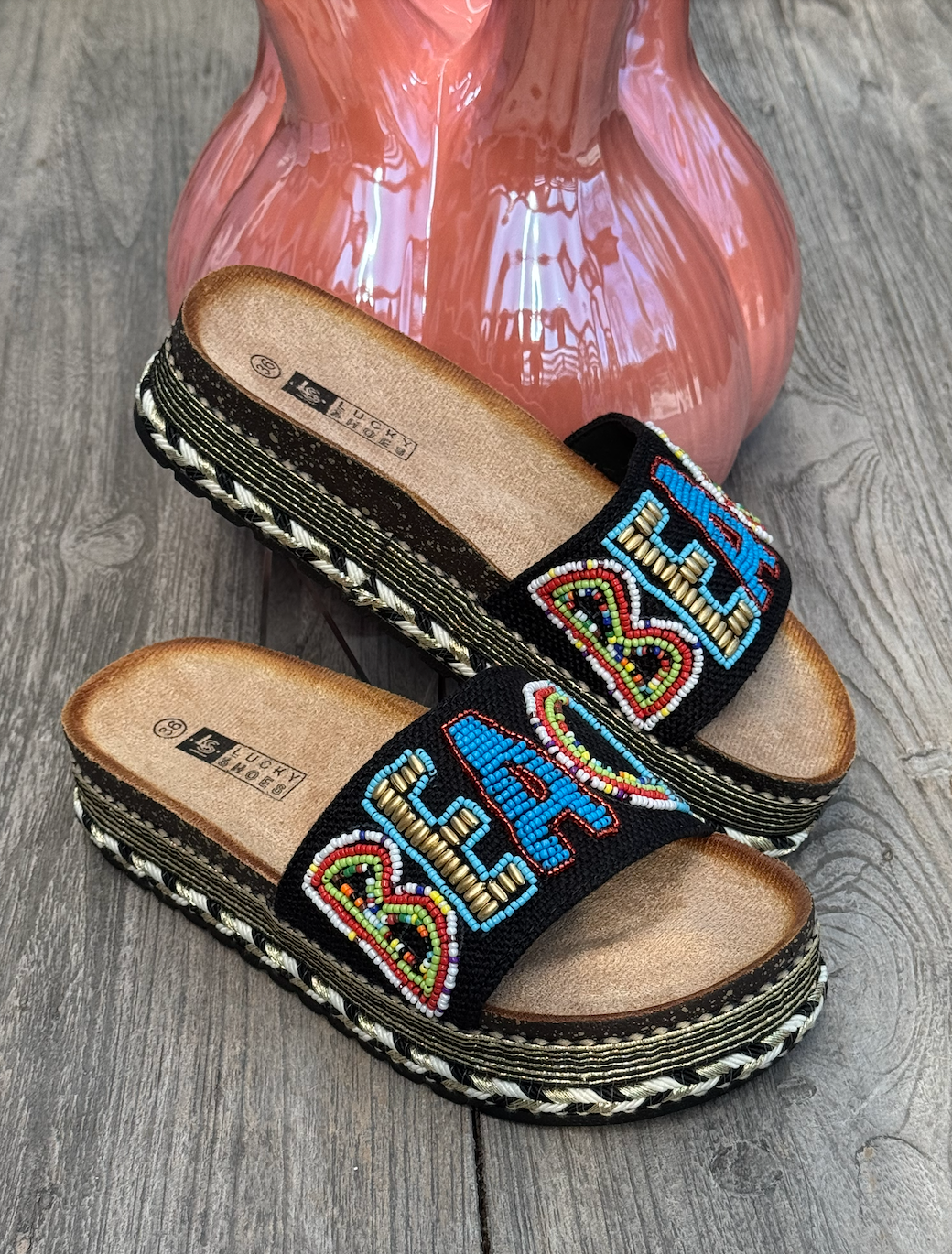 Ibiza kraaltjes Beach Slippern #LS316