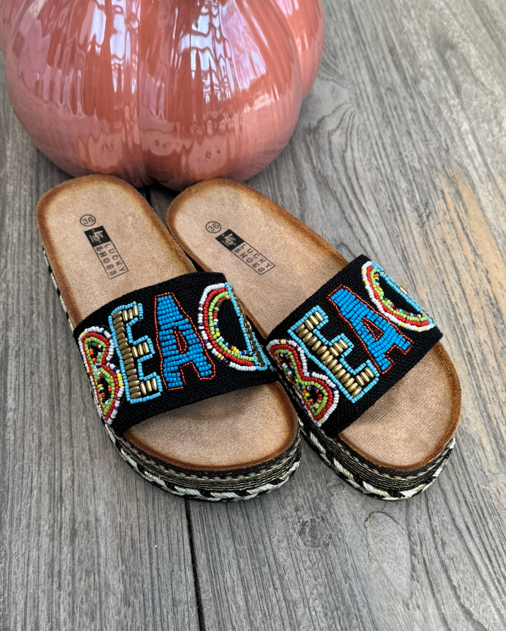 Ibiza kraaltjes Beach Slippern #LS316
