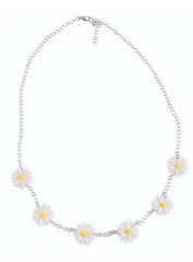 Ketting hippie madeliefjes