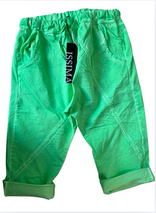 Neon groene short one size 38/44