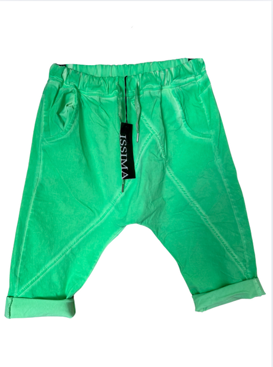 Neon groene short one size 38/44