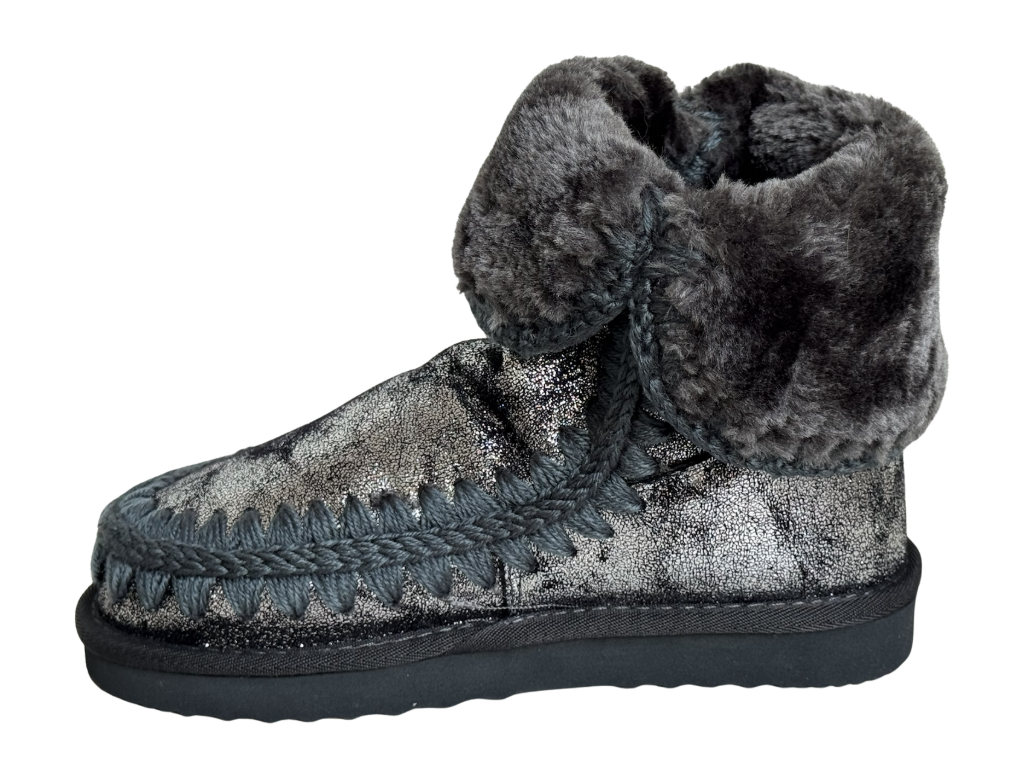 Tulipano Eskimo Boots Metalic zwart/grijs #U8-XD2820-22