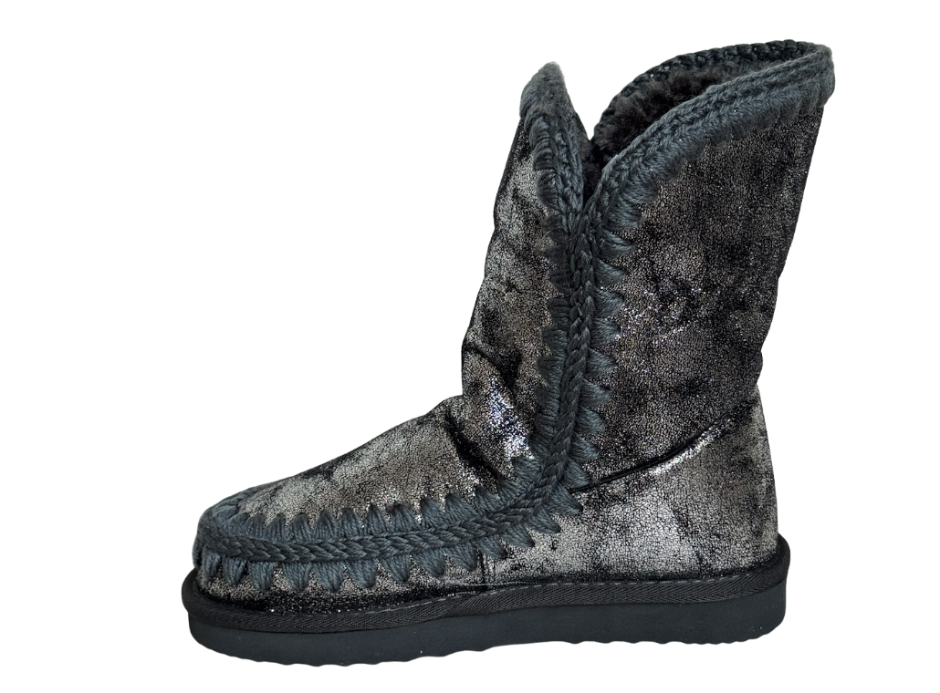 Tulipano Eskimo Boots Metalic zwart/grijs #U8-XD2820-22