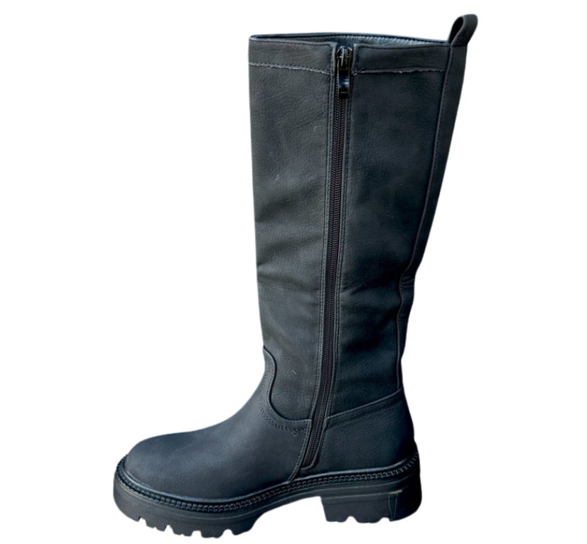 Mat zwarte Dames Laarzen #SP288