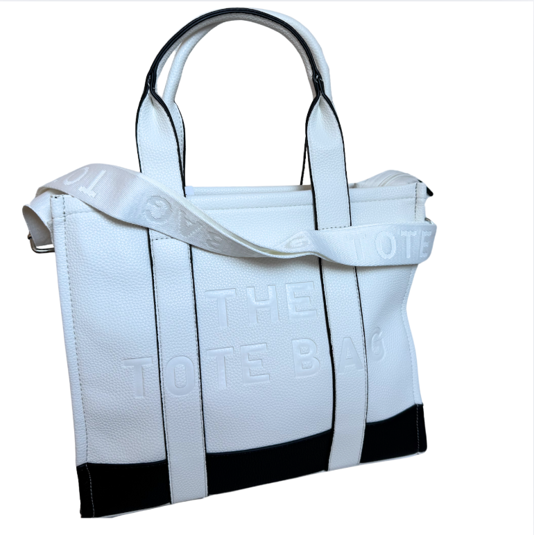 The TOTO Bag Wit zwart