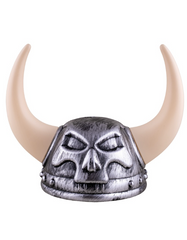 Vikinghelm met hoorns